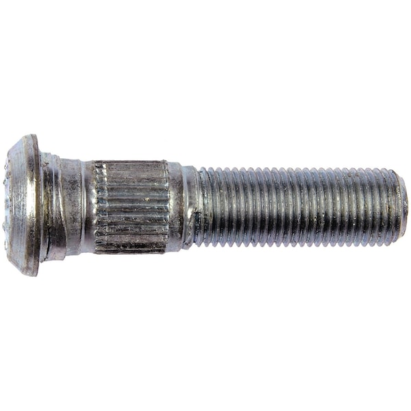 610-283 9/16-18 Serrated Wheel Stud - .650 In. Knurl, 2-17/32 In. Length